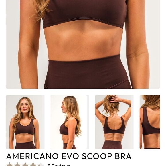 NWOT ACTA X jorryfit americano EVO scoop Bra - Picture 4 of 4
